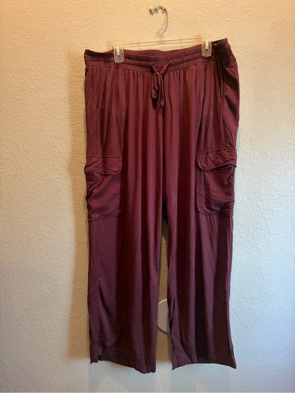 torrid Burgundy Cargo Lounge Pants